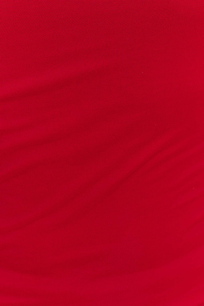Mariposa Slinky Halter Top - Red