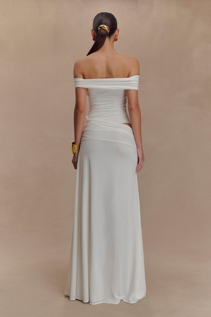 Oliver Slinky Maxi Dress - White