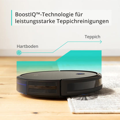 eufy G50 Saugroboter mit 4.000Pa Starker Saugkraft, Dynamische Navigation, Ultraflaches 85mm Design, Pro-Entwirrkamm, Rollbürste, Ideal für Tierhaare & Hartböden