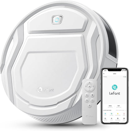 LEFANT M3 Gen2 Saugroboter mit Wischfunktion, 12000 Pa Saugleistung, Automatische Staubentleerung, LiDAR Navigation, Teppicherkennung, Freemove 3.0 App & Sprachsteuerung, 8 Wochen Hands-Free Reinigung