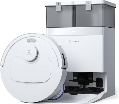 ECOVACS DEEBOT T30C Omni, Saugroboter mit Wischfunktion, 20.000 Pa, OZMO Turbo 2.0 Wischen, ZeroTangle 3.0 Anti-Verheddern, TruEdge 2.0 Kantenreinigung, All-in-One-Station, 75°C Moppwäsche, Schwarz