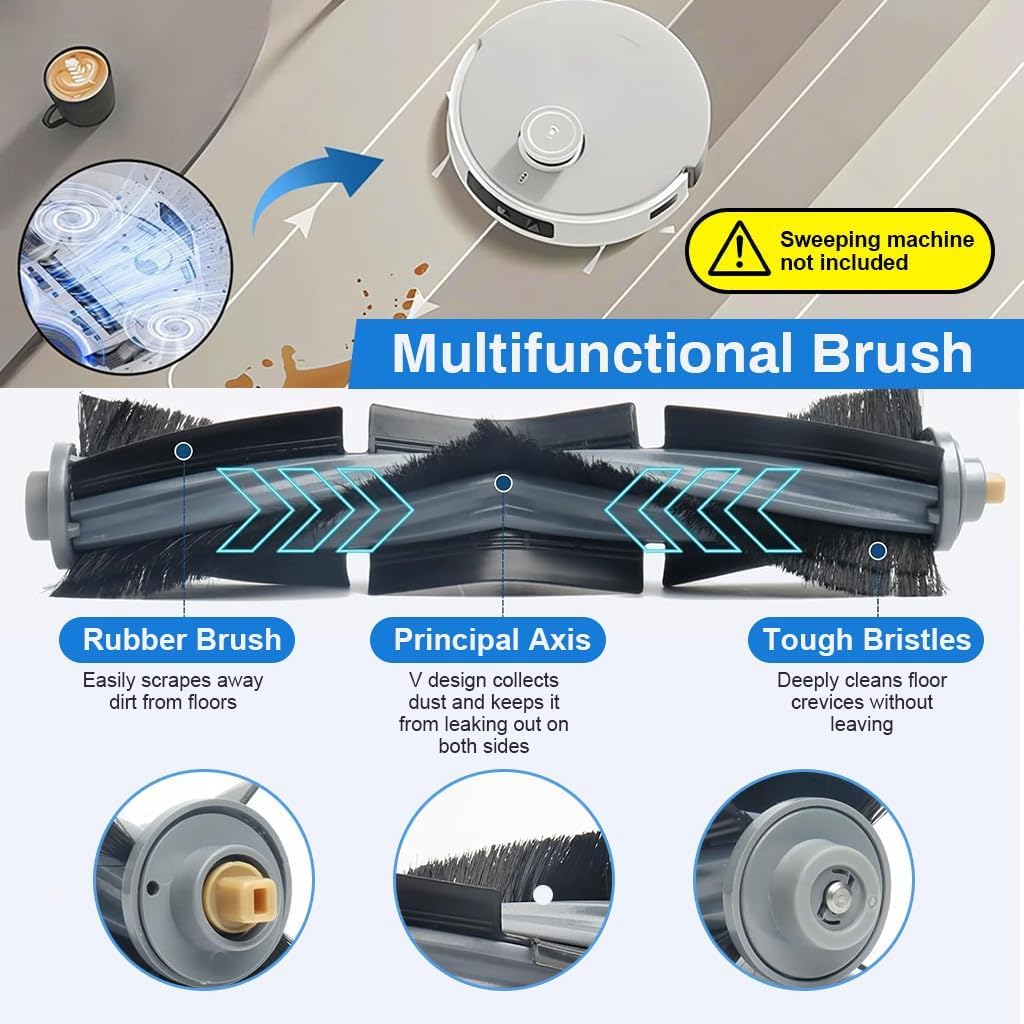 ECOVACS DEEBOT X8 PRO Omni Saugroboter mit Wischfunktion, OZMO Roller mit kontinuierliches Wischen & Selbstreinigung, 18.000 Pa, 12-in-1 Station, 40–75 °C Heißwasser-Moppreinigung, YIKO-GPT