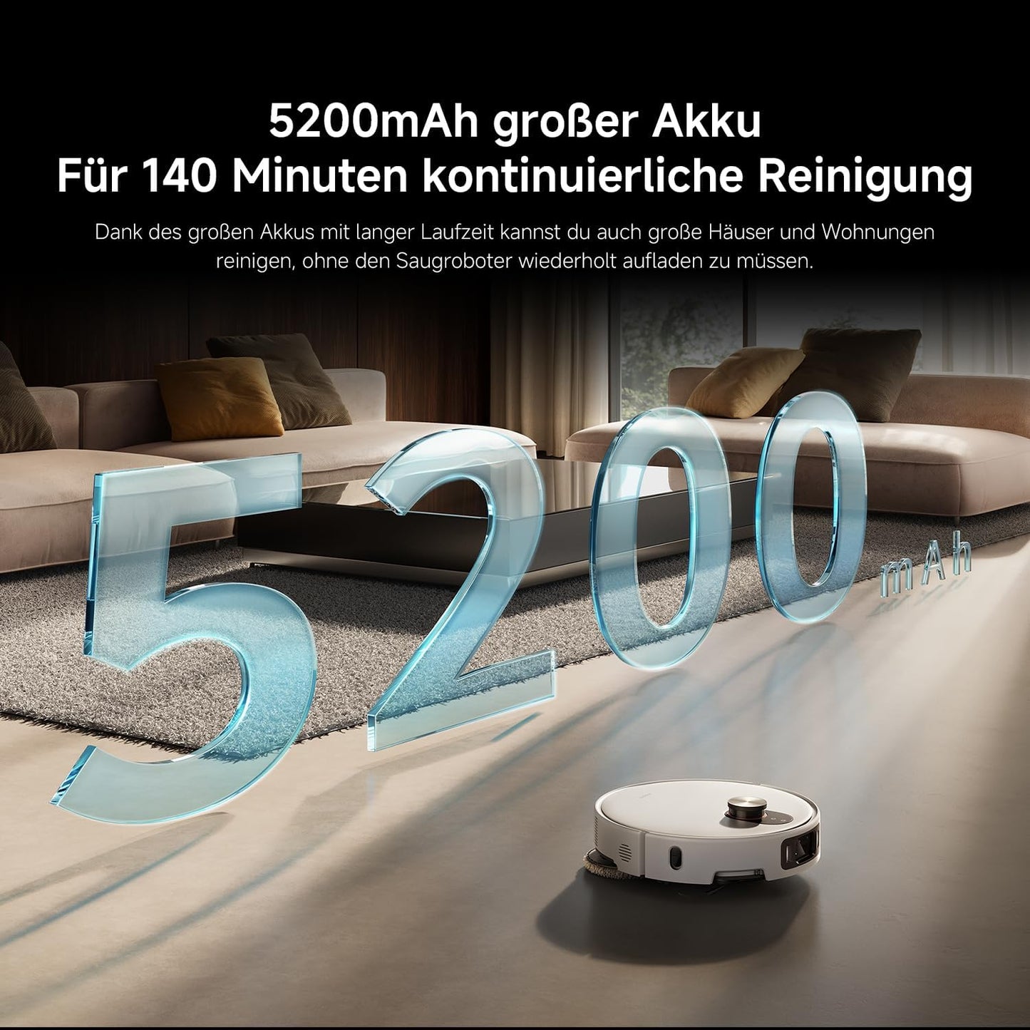 Xiaomi Robot Vacuum X20+ Saugroboter mit Absaugstation und 4L/4L Frisch- & Altwassertank - 2 rotierende, Auto-Trocknung Wischmops, Bis 280m² wischen, 6000Pa Saugkraft, LDS-Navigation, Alle Bodentypen