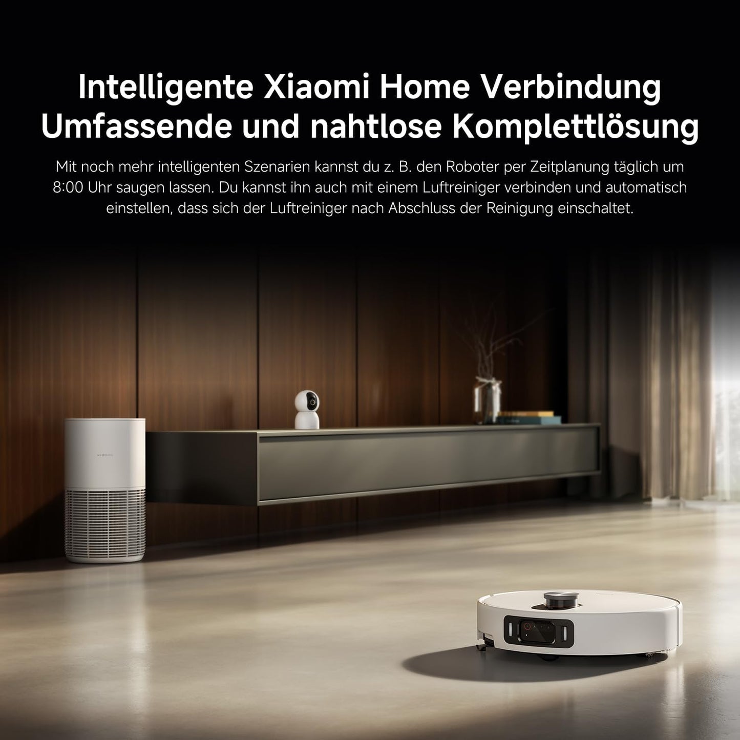 Xiaomi Robot Vacuum X20+ Saugroboter mit Absaugstation und 4L/4L Frisch- & Altwassertank - 2 rotierende, Auto-Trocknung Wischmops, Bis 280m² wischen, 6000Pa Saugkraft, LDS-Navigation, Alle Bodentypen