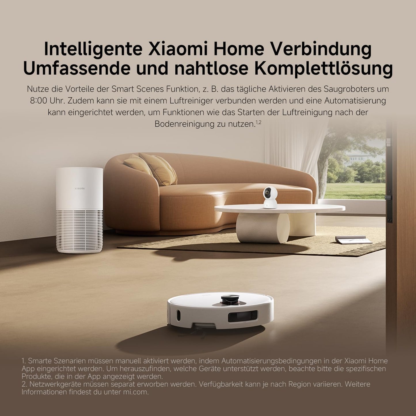 Xiaomi Robot Vacuum X20+ Saugroboter mit Absaugstation und 4L/4L Frisch- & Altwassertank - 2 rotierende, Auto-Trocknung Wischmops, Bis 280m² wischen, 6000Pa Saugkraft, LDS-Navigation, Alle Bodentypen