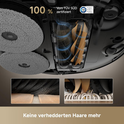 dreame X50 Ultra Complete Saugroboter mit Wischfunktion,20.000Pa Saugkraft,6 cm Hindernisfreiheit, mit Wischfunktion&Hebarem Wischmopp,KI-Hindernisvermeidung und 360° Navigation