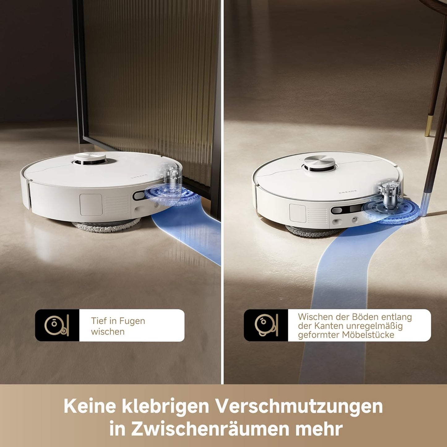 dreame L10s Ultra Gen 2 Saugroboter mit Wischfunktion,MopExtend™ RoboSwing-Technologie, 10.000 Pa Vormax™-Saugkraft, Haustiermodus, vollautomatischer Basisstation,vielseitiger Teppichreinigung