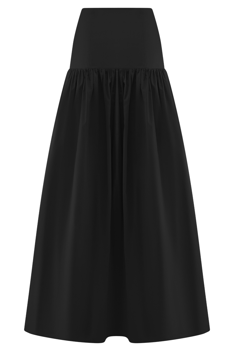 Autumn Maxi Skirt - Black