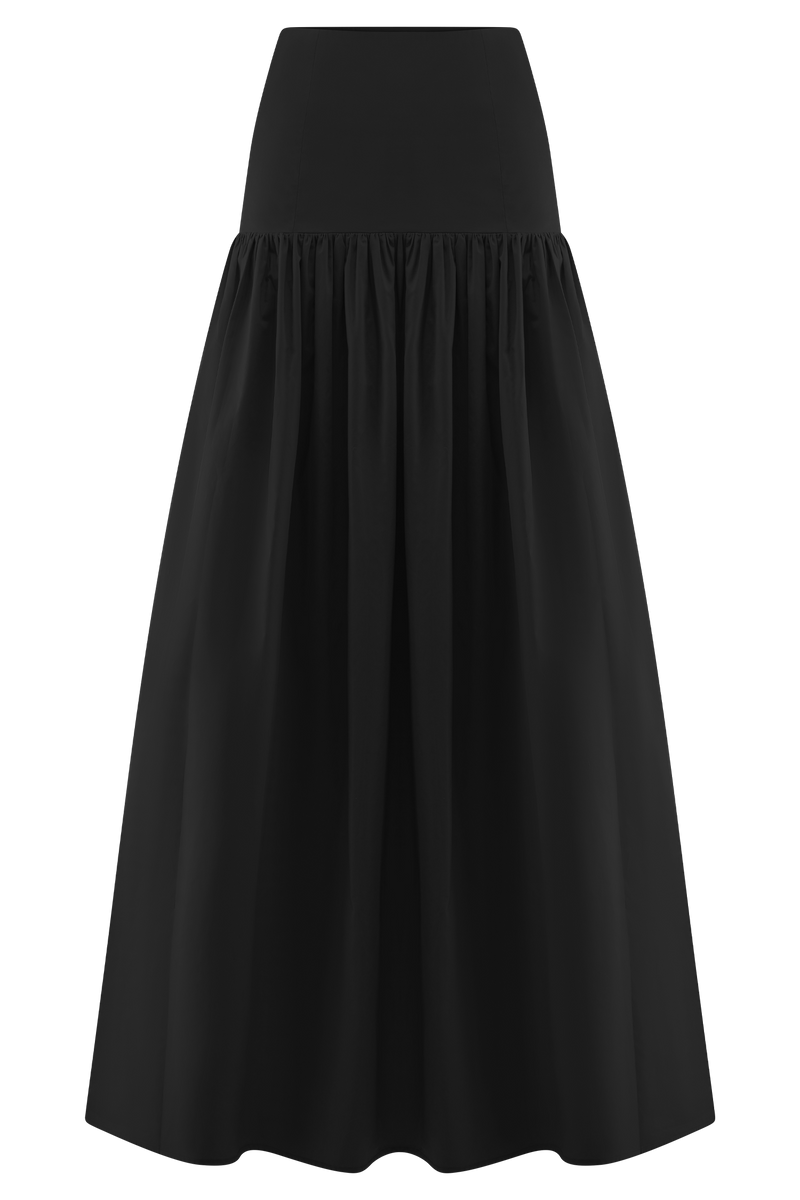 Autumn Maxi Skirt - Black