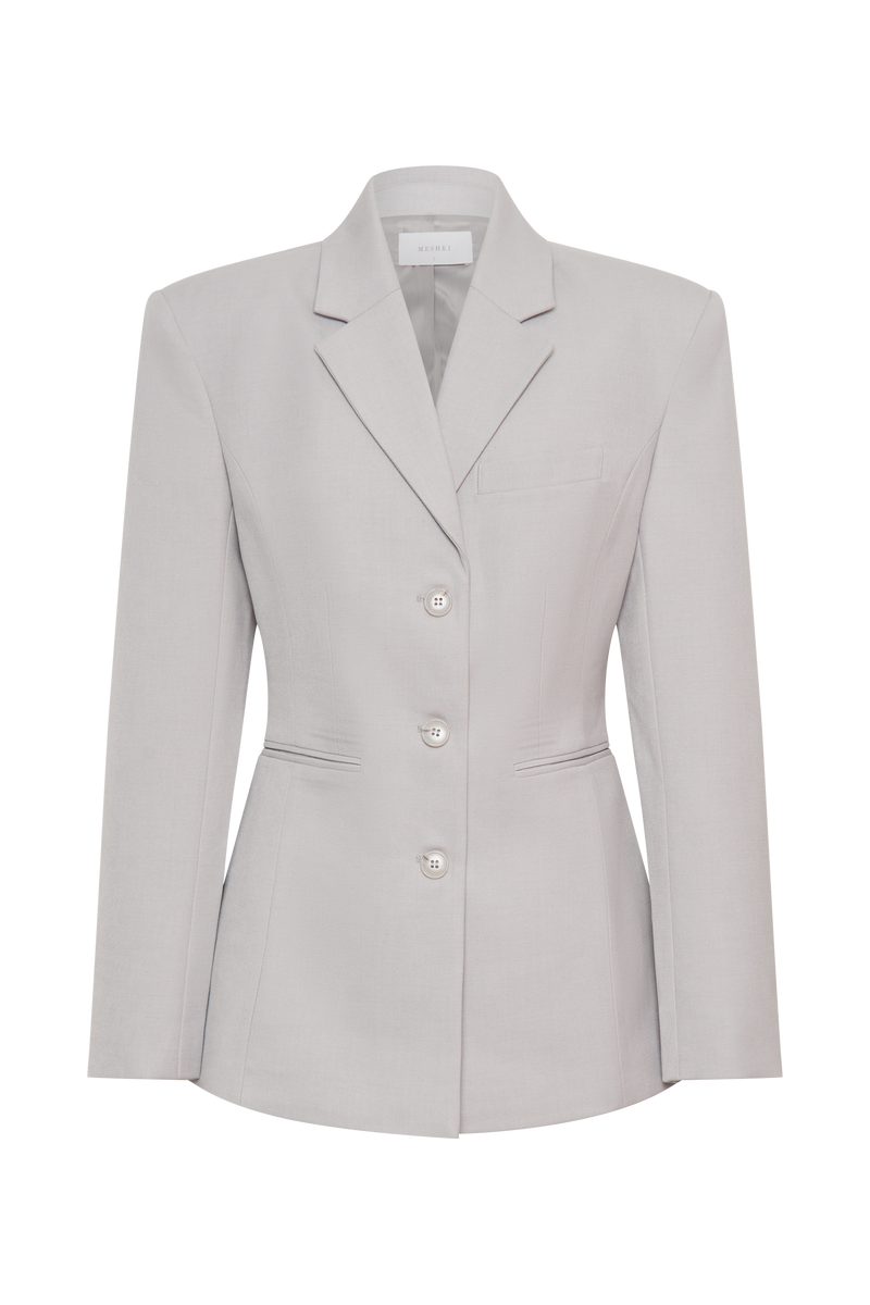 Bellamy Cinched Blazer - Grey