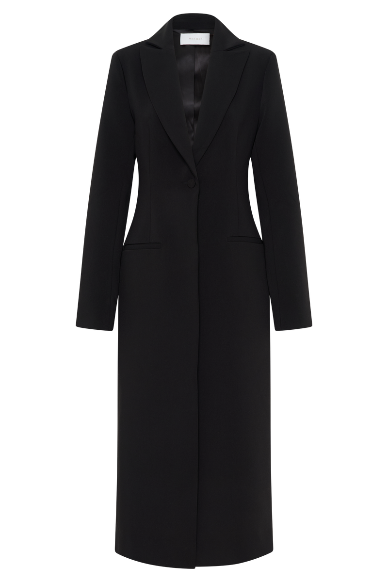 Caviar Suiting Coat - Black