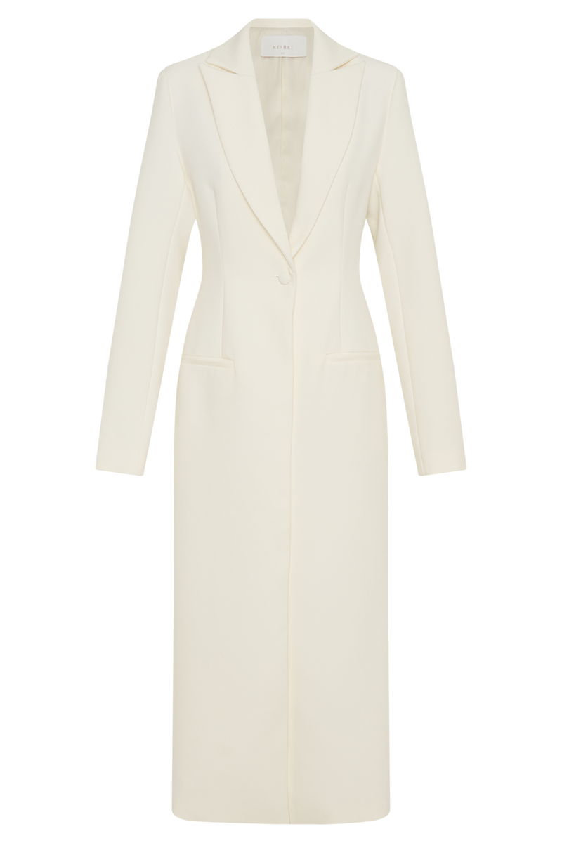 Caviar Suiting Coat - Ivory