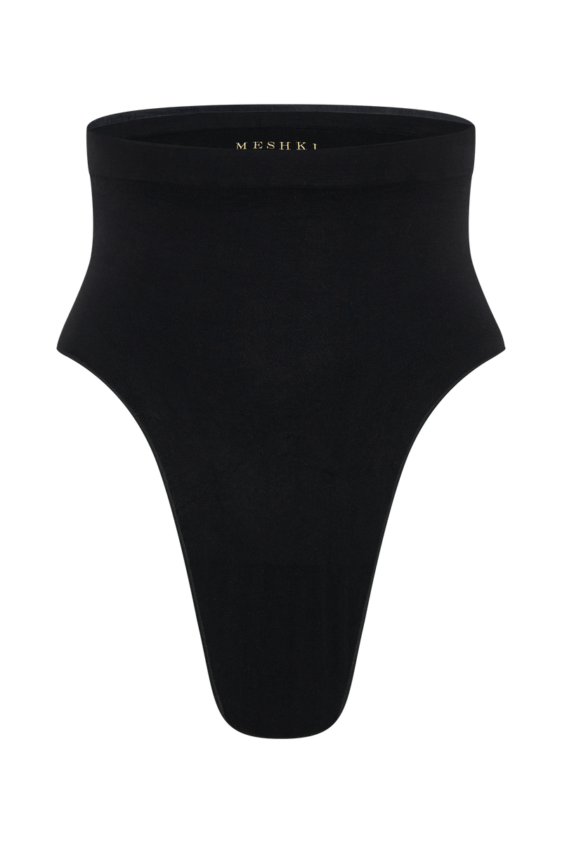 Saria High Waist Shapewear Briefs - Black