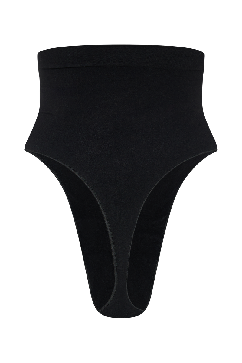Saria High Waist Shapewear Briefs - Black