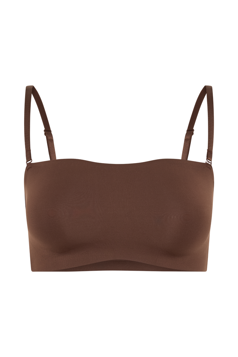 Joanna Strapless Shapewear Bra - Espresso