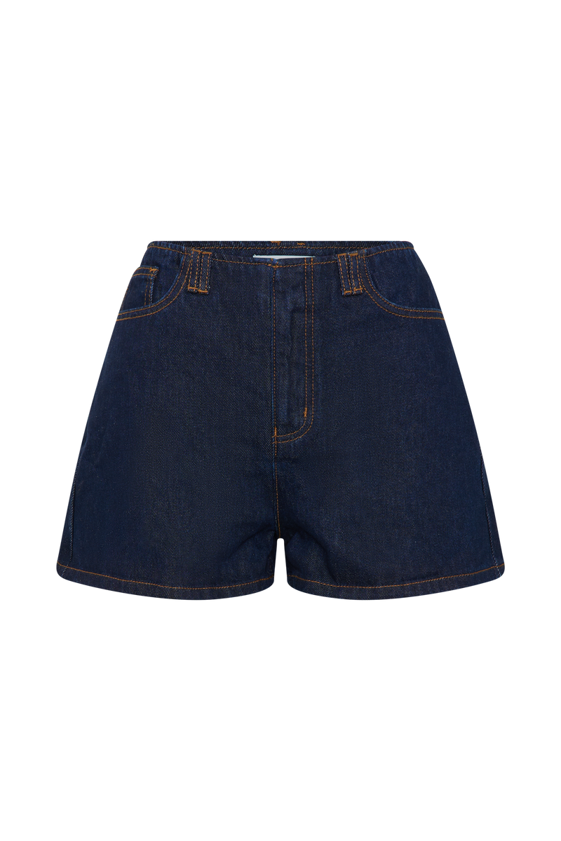 Tobias Denim Shorts - Indigo Blue
