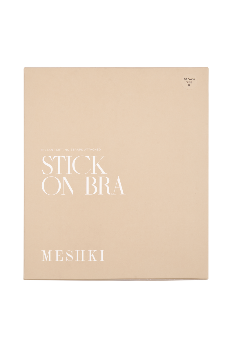 Stick It! Strapless Stick On Bra - Brown