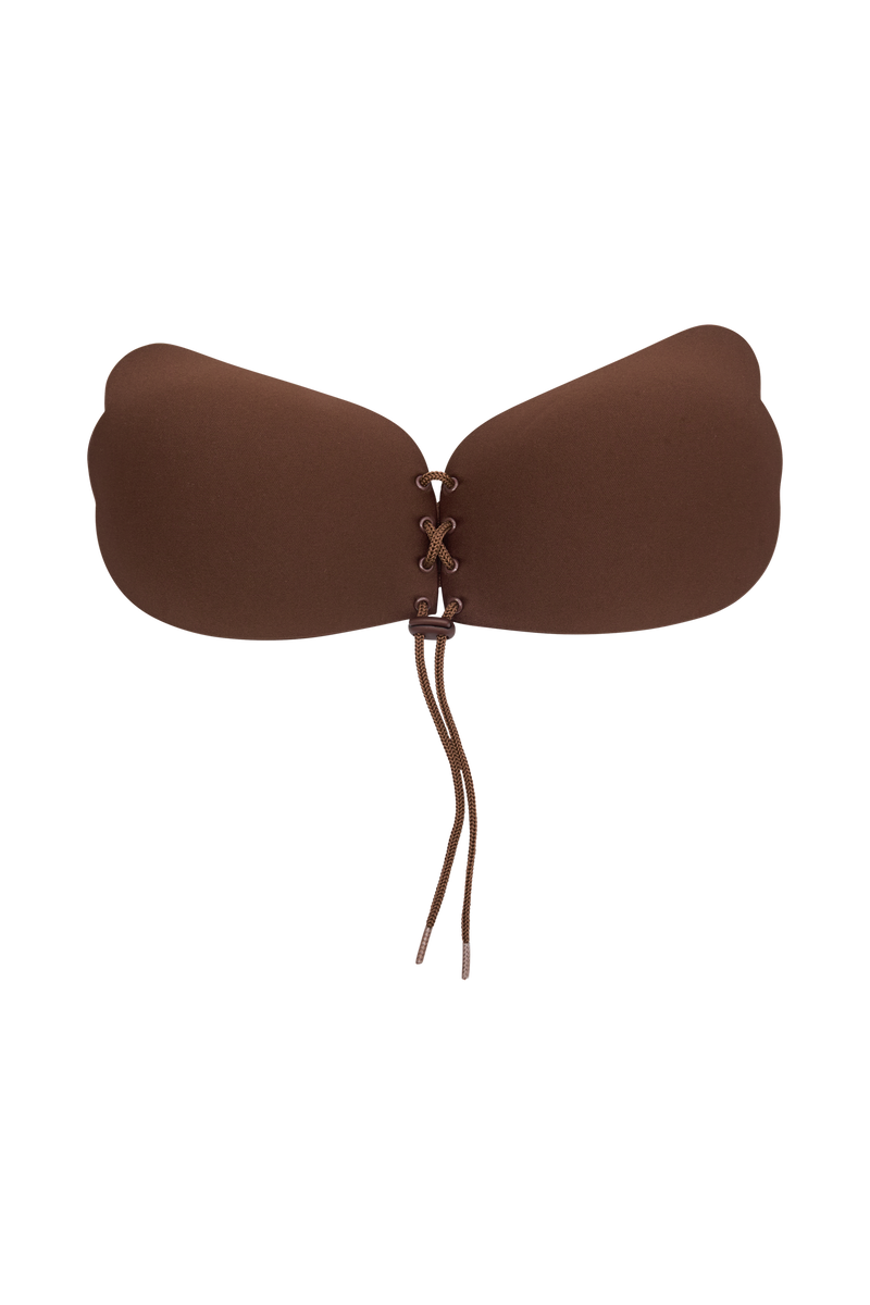 Stick It! Strapless Stick On Bra - Brown