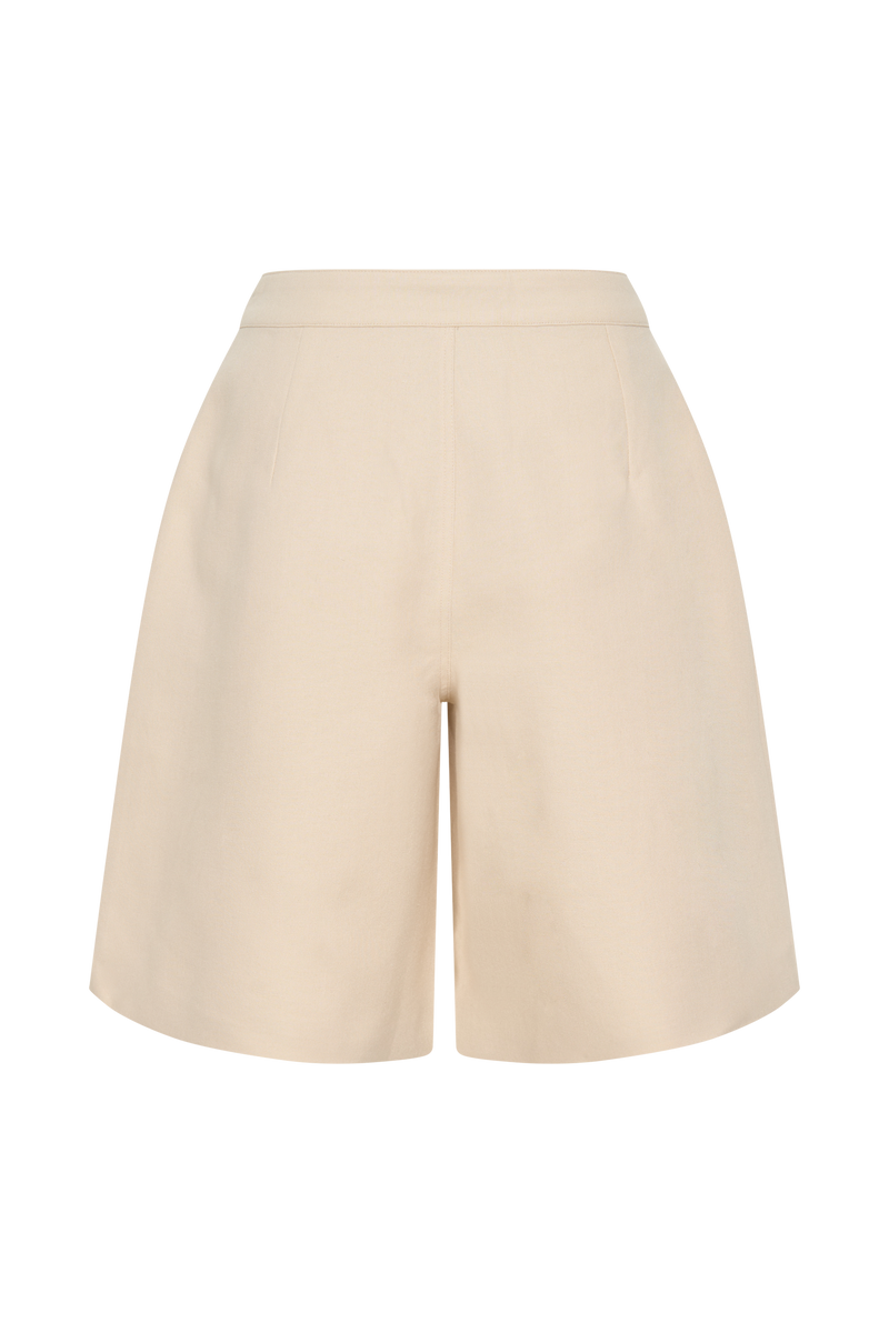 Andina Linen Shorts - Natural Beige