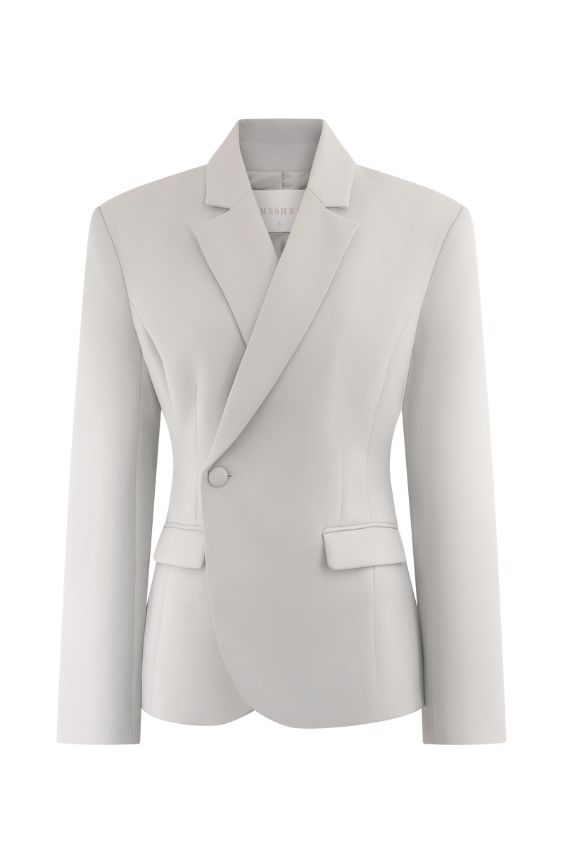 Jameson Cinched Suiting Blazer - Light Sage