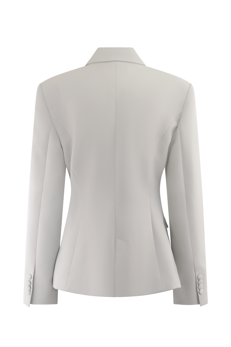 Jameson Cinched Suiting Blazer - Light Sage