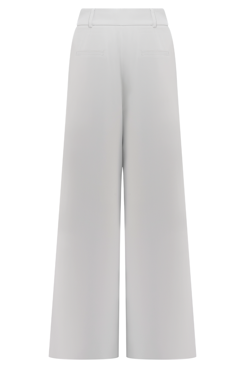 Jameson Pleated Wide Leg Pants - Light Sage